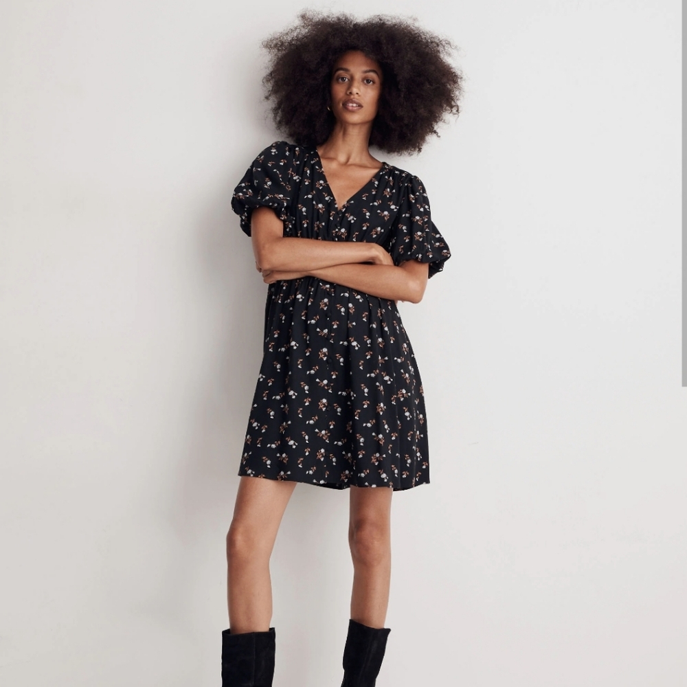 Madewell Sophia Dress in Woodland Floral